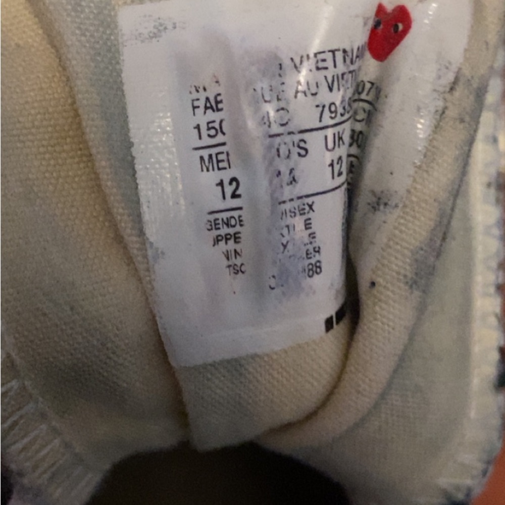 Comme Des Garcons CDG Converse - Picture 3 of 3